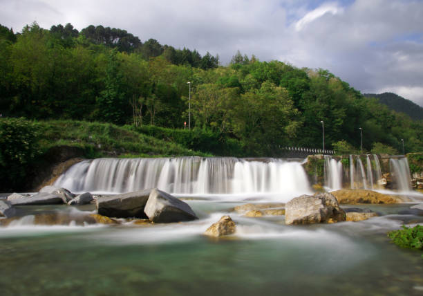 Cascata sul fiume Versilia a Seravezza